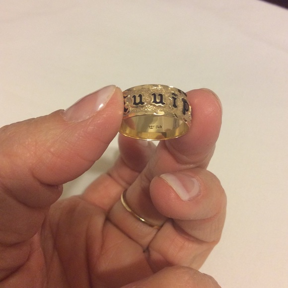 14k Hawaiian ring - Picture 3 of 3